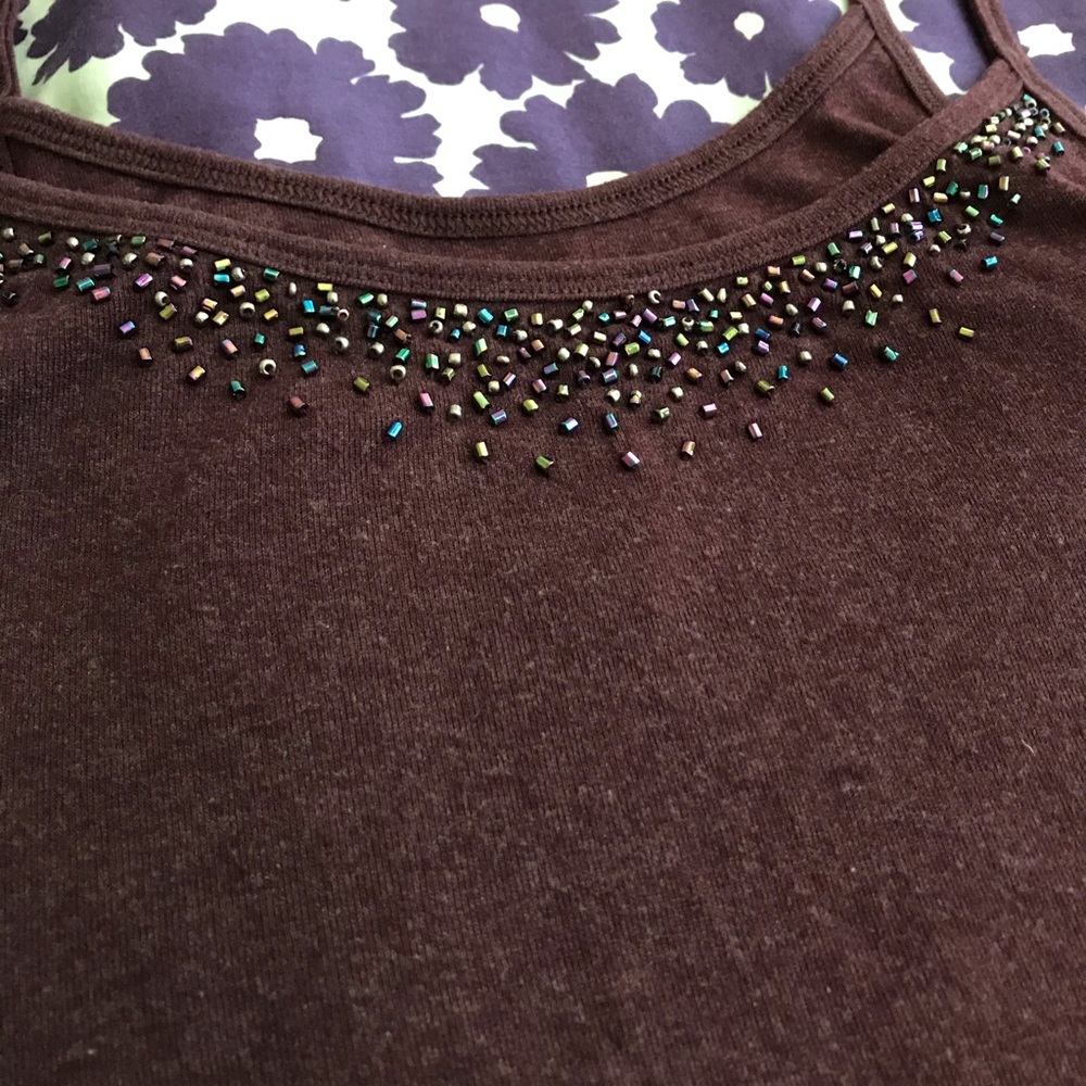 EUC Mossimo Beaded Tank